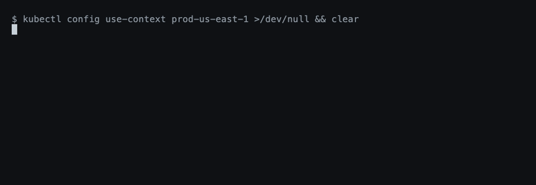 ark k8s filtering clusters and switching context